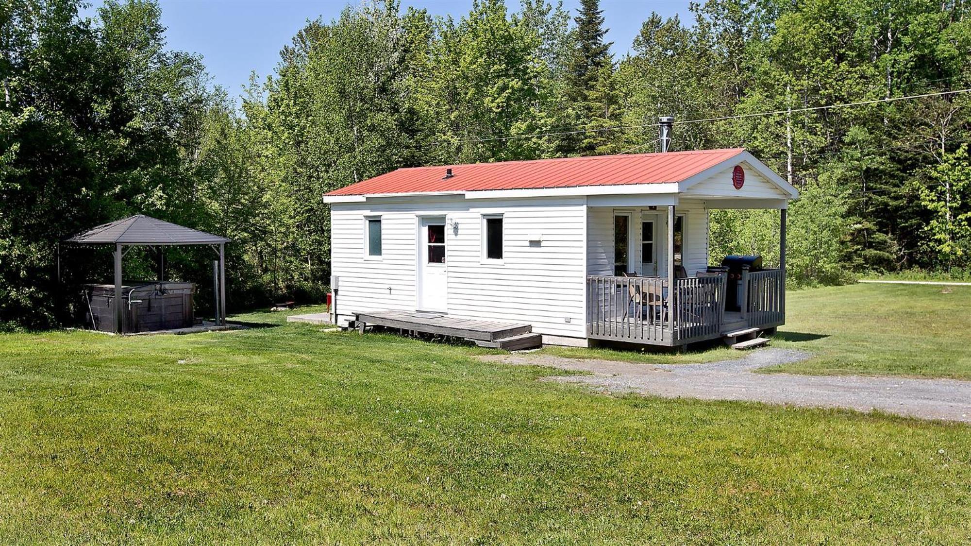 Camping Chalets Spas Pignons Rouges Saint Romain Exteriör bild